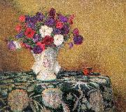 Wilson Irvine Still Life with Petunias oil painting
